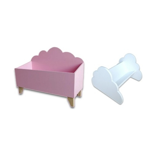 Set Didáctico Juguetero + Librero De Piso Montessori