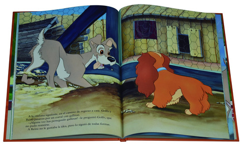 Clasicos De Disney: La Dama Y El Vagabundo, de Varios autores. Clásicos De Disney: El Rey León Editorial Silver Dolphin (en español), tapa dura en español, 2019