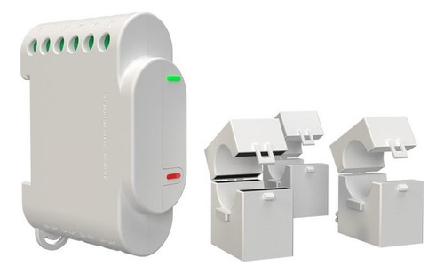 Medidor de consumo elétrico Wifi trifásico Shelly 3em 120a