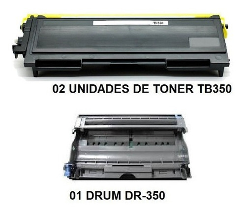 Puntotecno - Kit Drum + 2toner Tb 350 Para Brother