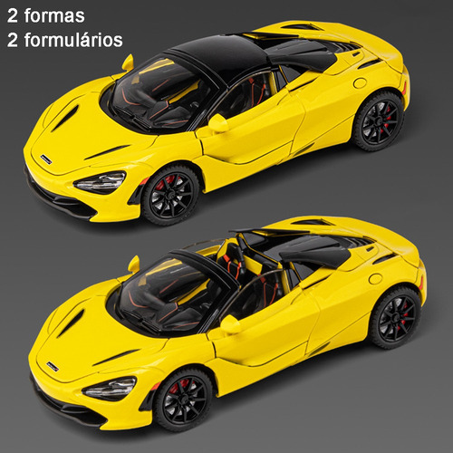 Forza Horizon 5 Mclaren 720s Spider Miniatura Metal Car 1/24