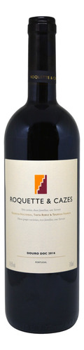 Vinho Touriga Nacional, Tinta Roriz, Touriga Franca Roquette & Cazes 2016 adega Roquette e Cazes 750 ml