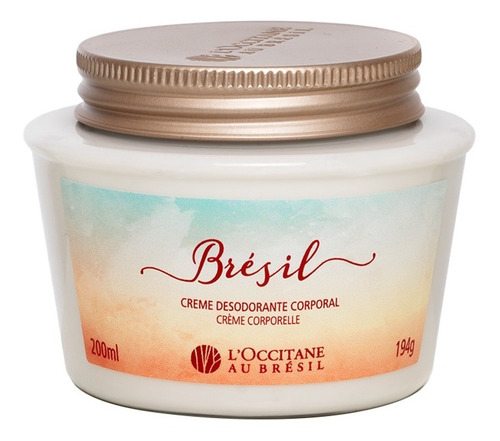 Creme Desodorante Corporal Brésil 200ml -loccitane Au Bresil Tipo De Embalagem Pote Fragrância Brésil