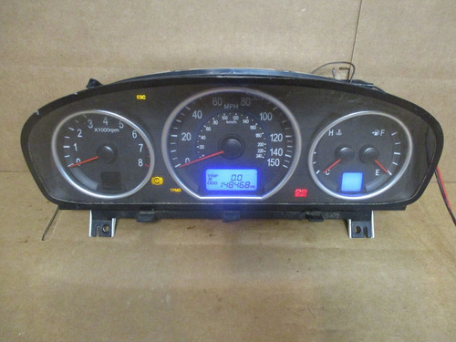 07-10 Hyundai Veracruz Speedometer Instrument Cluster 14 Tty