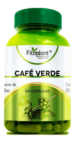 Café Verde 500mg 60 Cáps Kit 3 Potes Premiun Original Puro