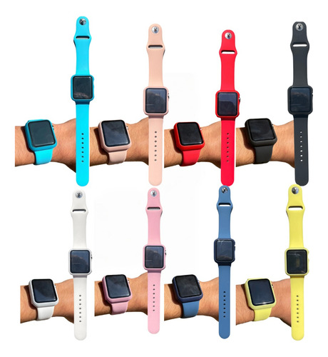 Correas De Silicona Con Protector Vt Para Apple Watch