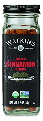 Palitos De Canela Orgánicos Watkins Gourmet, 1.2 Oz