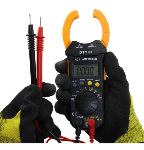 Pinza Amperometrica Gralf Dt203 Autorango Temperatura 400a