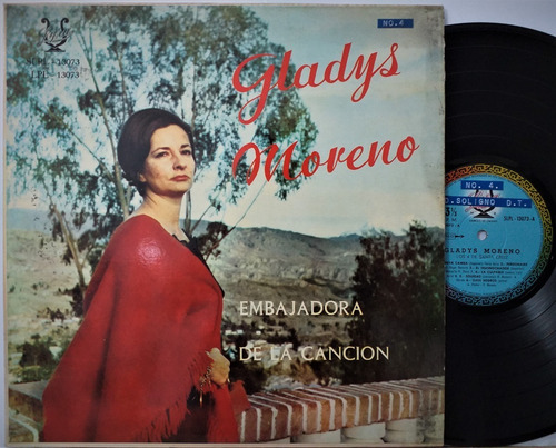 Gladys Moreno - Embajadora Cancion -lp 1968 - Folkl. Bolivia