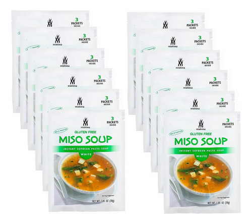 Mezcla De Sopa Instantánea, Miso Blanco, Paquetes De 1.05
