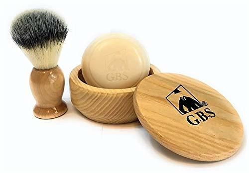 De Los Hombres Grooming Set Con Taza De Madera Y Afeitado Ta