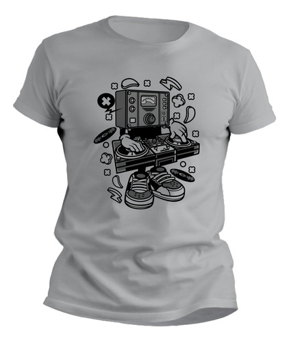 Remeras Microfono Adulto Estampado Personalizado 0430