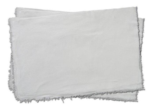 Pano De Chão Branco Alvejado 40x62cm - Pacote Com 10 Uni