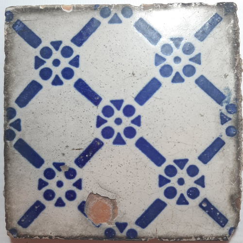 Imagen 6 de 7 de Antiguo Azulejo Pas De Calais N° 13 7713