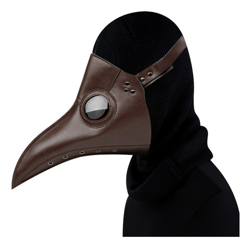 Máscara De Halloween De Pájaro Cuervo De Moda Negra