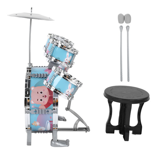 Set De Batería Para Niños, Kit De Batería Con Dibujos Animad