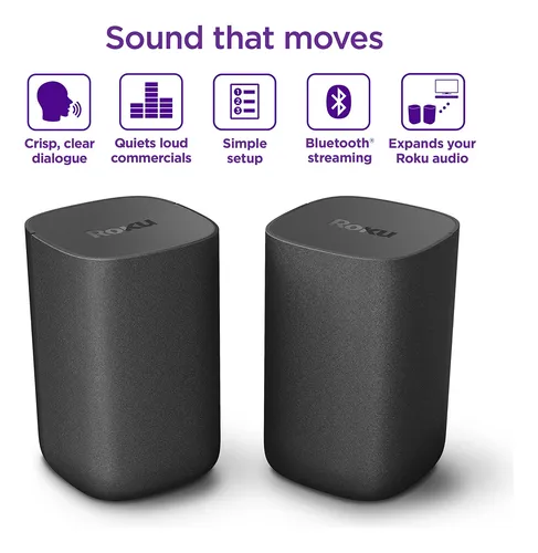 Altavoces Inalámbricos Roku (para Roku Streambars O Roku Tv)