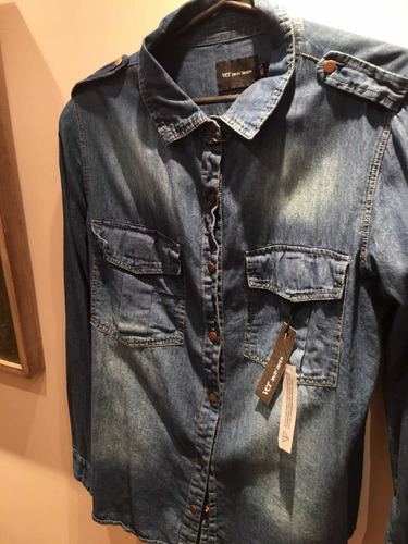 Camisa Marca Ver Lovindenim Con Bolsillos Delanteros Talle