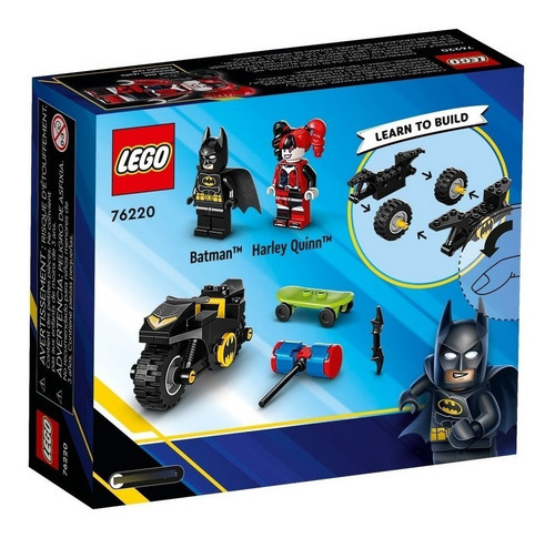 Imagen 6 de 7 de Bloques Para Armar Lego Batman Contra Harley Quinn 76220