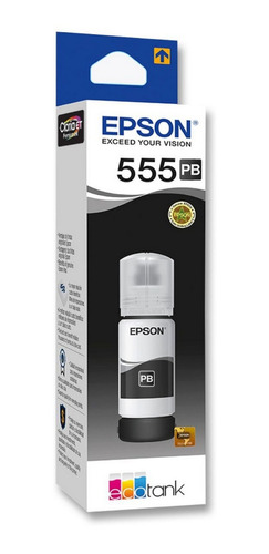 Botella Epson Ecotank T555 (t555120-al) Negro Fotográfico