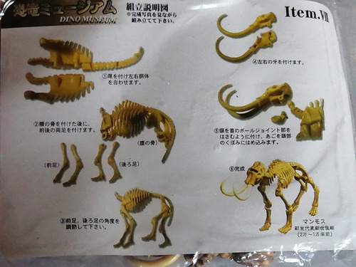 Dinosaurios / Mamut Figura Para Ensamblar. 