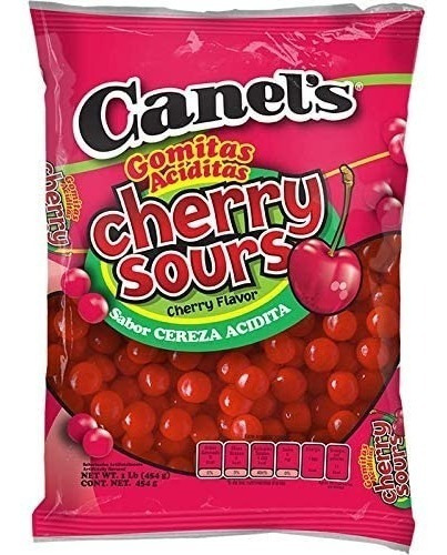 Gomita Confitada Canels Jelly Beans Cherry Cereza 454g