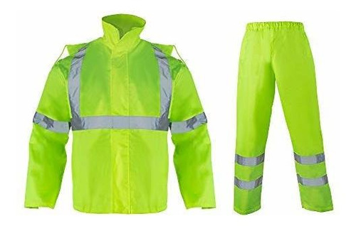 Trajes Impermeable Para M Vendace Hi Vis Chaqueta Impermeabl