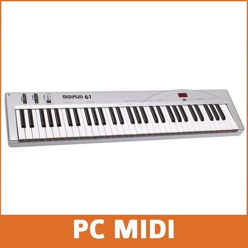 Teclado Midi Usb Midiplus 61u 61 Teclas Sensitivas