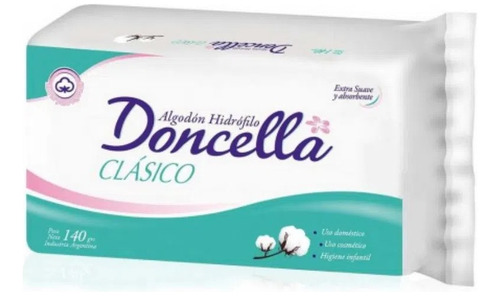 Algodon Hidrofilo Clasico Paquete 140 Gramos Doncella (4139)