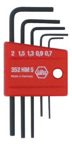 Juego De 5 Piezas Mini Llave En L Wiha 35392 Versión Original