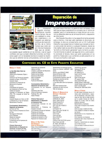 Curso Servicio Técnico Universal Impresoras E Impresoras 3d