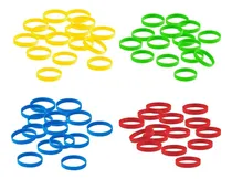 Comprar 60x Pulseras De Goma Suave Pulseras Deportivas Pulseras