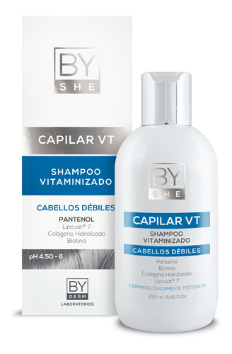 By She Capilar Vt Shampoo Vitaminizado Cabello Débil 250ml