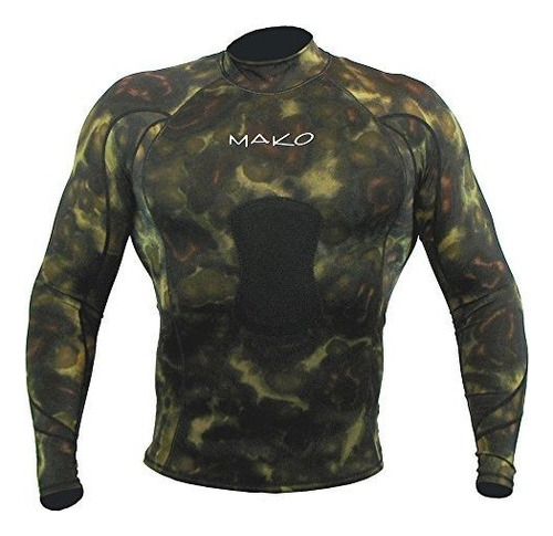 Traje De Pesca Submarina Camisa De Camuflaje De Lycra De Ma