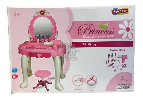 Imagen 3 de 5 de Tocador De Belleza Con Accesorios - Fun Ster - Art. Fs805