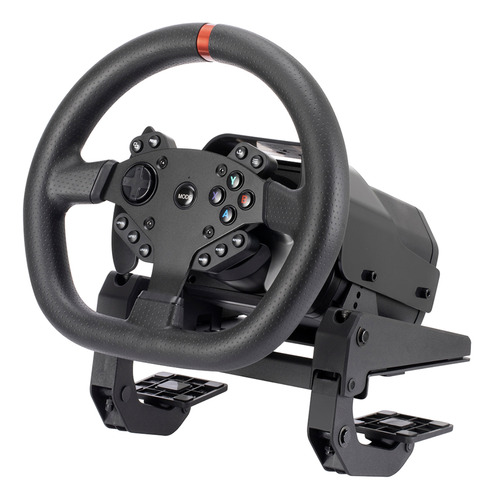 Jogo Volante Intelligent Force Feedback Para Pc/ps4/xbox Cor Preto
