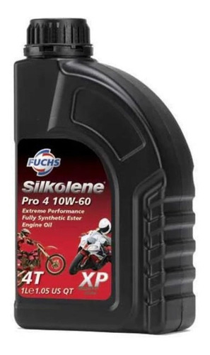 Silkolene Aceite Motor 4t F/sintetico 10w-60 Moto - Pro 4 Xp