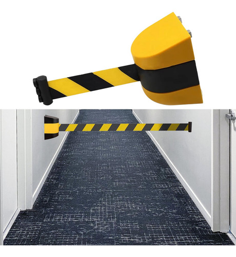 Barrera De Cinta Retráctil Barrera De Pared Multiusos 2 M