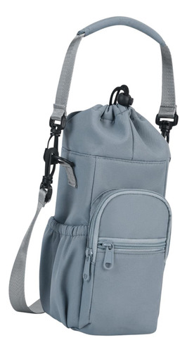 Bolsa De Portador De Botellas De Agua Con Bolsillo Con Azul