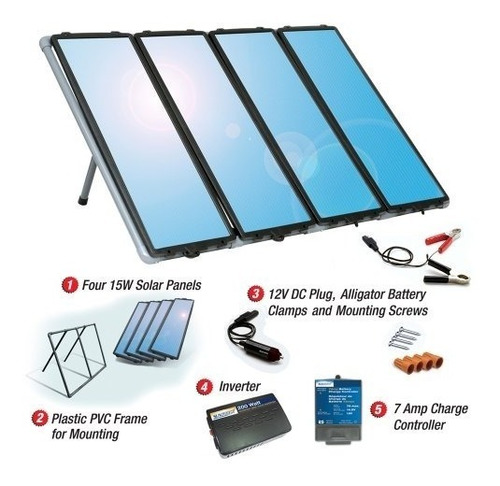 Sunforce 50180 80w Kit De Cargador Solar Envío Gratis