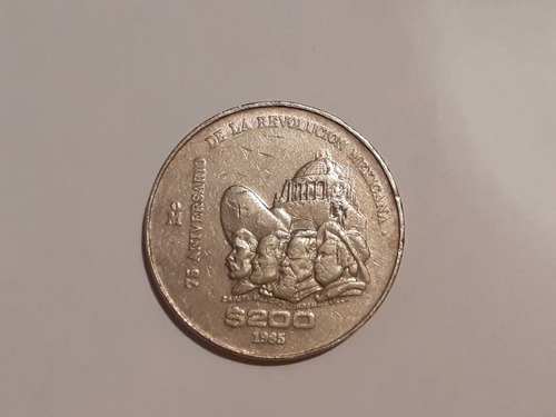 Moneda Conmemorativa Revolución Mexicana 1985