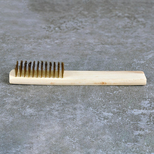 Cepillo De Acero Con Mango De Madera Multiusos Para Limpiar