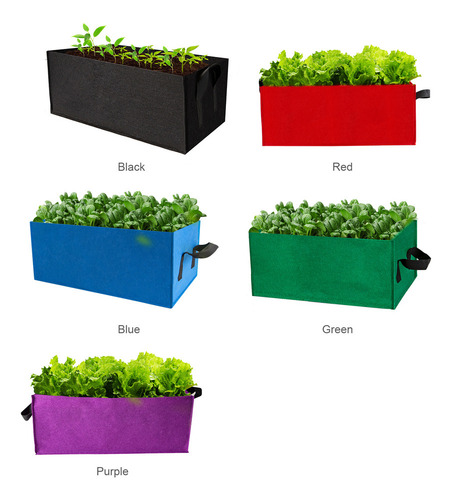 K Maceta Rec Garden Grow Bags For Verduras Y Hierbas