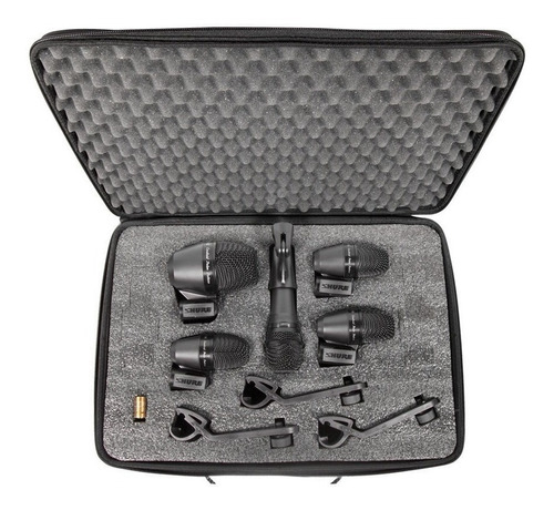 Imagen 4 de 10 de Kit De Micrófonos Shure Pgadrumkit5 Para Batería