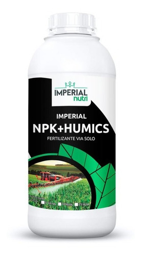 Npk 04-14-08 + Humics 1 Litro Adubo Fertilizante