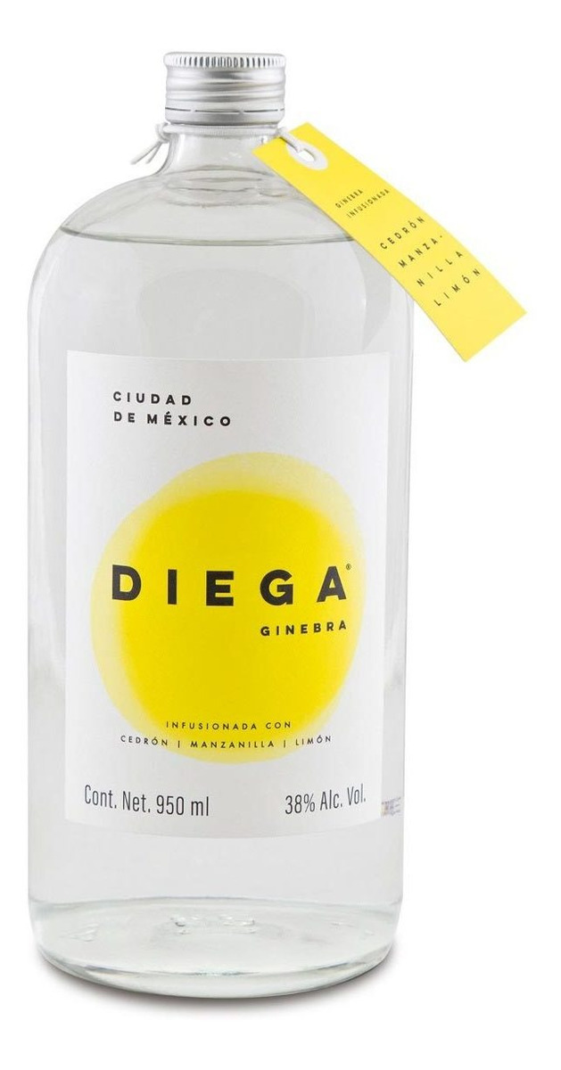 Ginebra Diega Amarilla 950ml