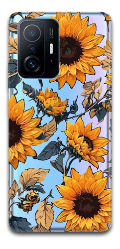 Funda Girasoles 2 Transparente Para Xiaomi