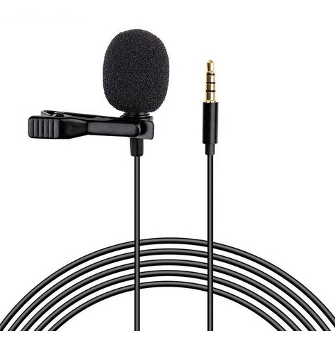 Solapa Microfono Condensador Jack 3.5mm Trrs Celular Camara 