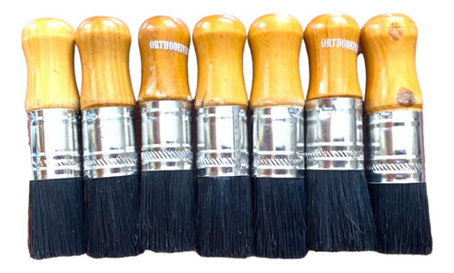 Brocha Para Bolear Calzado Brochuelo Grande 7 Pz Orthodeivid