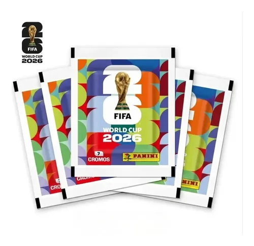 Kit 12 Pacotinhos De Figurinhas Copa Do Mundo 2026 Panini Copa Do...
